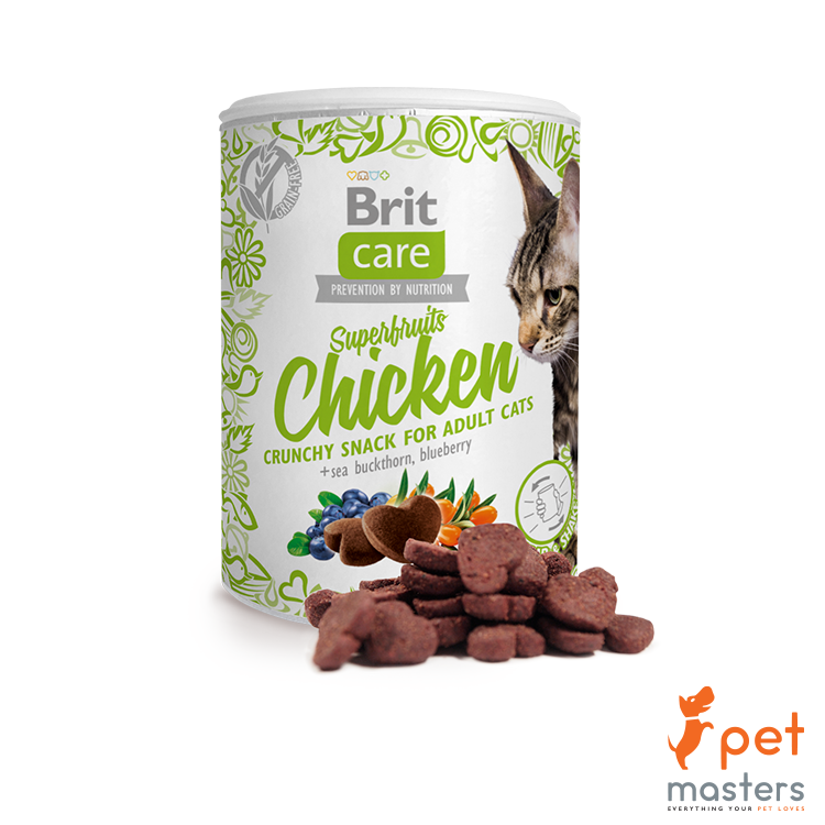 Brit Care Cat Snack Superfruits Chicken 100g