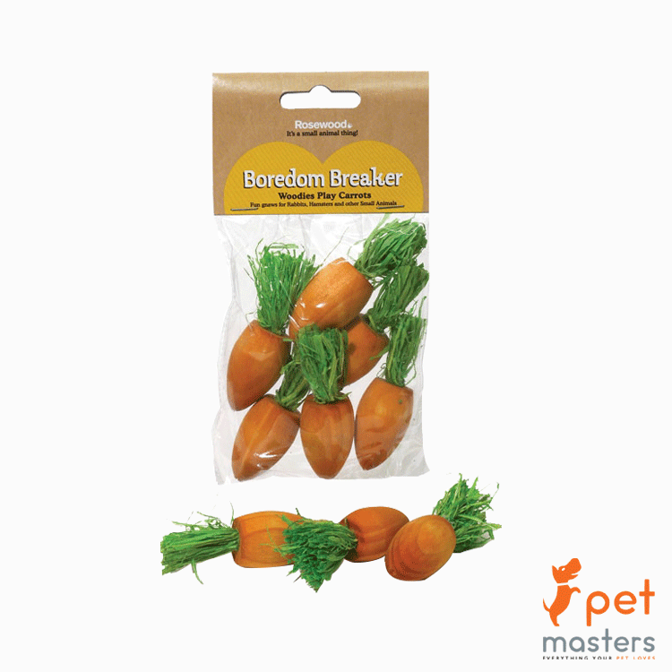 Rosewood Woodies Play Carrots 6pk